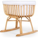 Childhome ratanová 90 x 70 cm s matrací + Potah Jersey Off White – Zboží Dáma