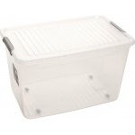KEEEPER box úložný 56l, 59x38x35,5cm, víko, klip, kolečka, PH – Zboží Dáma