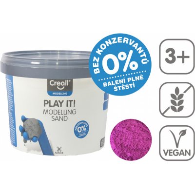 Creall modelovací písek Play it! 750 g fialový – Sleviste.cz