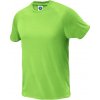 Pánské sportovní tričko Starworld Prodyšné sportovní tričko z mikro polyesteru zelená fluorescentní