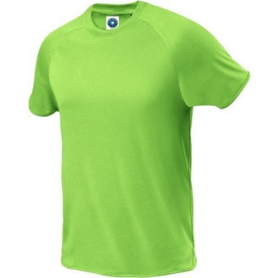 Starworld Prodyšné sportovní tričko z mikro polyesteru zelená fluorescentní