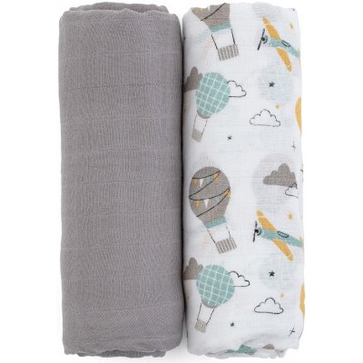 Petite&Mars Misty Grey Planes 2 ks – Hledejceny.cz