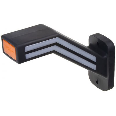 Poziční LED (tykadlo) gumové pravé - červeno/bílo/oranžové, 12-24V,ECE, STM TRL190P – Hledejceny.cz