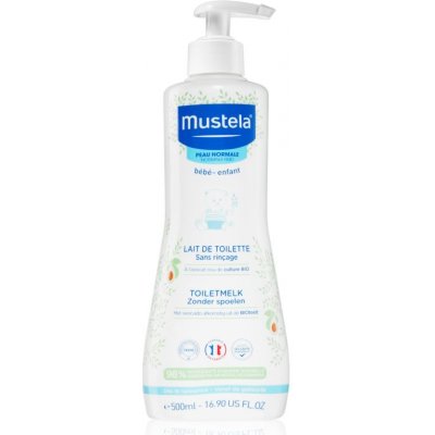 Mustela Bébé No Rinse Cleansing Milk čisticí tělové mléko pro dětskou pokožku od narození 500 ml – Zbozi.Blesk.cz