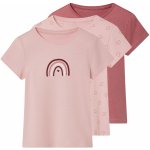 lupilu Dívčí triko, 3 kusy světle růžová – Zboží Dáma