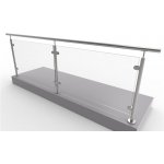 UMAKOV Skleněné zábradlí, 2786x1000mm, VR - sada pro montáž A-ZGVR100-2786 – HobbyKompas.cz