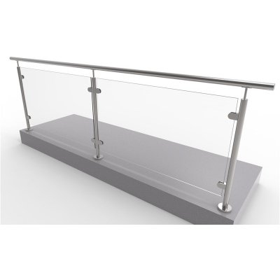 UMAKOV Skleněné zábradlí, 2786x1000mm, VR - sada pro montáž A-ZGVR100-2786 – HobbyKompas.cz