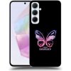 Pouzdro a kryt na mobilní telefon Samsung Picasee silikonové Samsung Galaxy A35 5G Diamanty Purple čiré