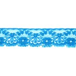 Krajka pevná 25mm nylon 541206 metráž - více barev Barva: 0012 tyrkysová – Zboží Mobilmania