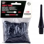 Windson Micro Plastové hroty 18 mm, 150 ks, černé – Zboží Dáma