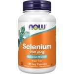 NOW Foods Selenium 200mcg 90 rostlinných kapslí – Hledejceny.cz