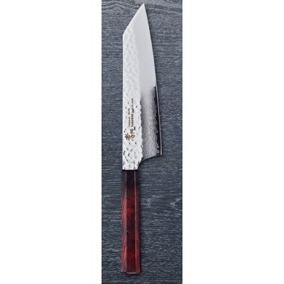 Sakai Takayuki Nanairo Kengata Gyuto japonský damaškový nůž VG10 rukojeť ABSoctagonal 19 cm – Zbozi.Blesk.cz