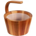 Sentiotec 342x dřevěné vědro 4l červený cedr – Zboží Dáma