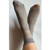 Veneziana Silonkové ponožky bianca šedá