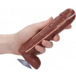 Shots Dicky Soap With Balls Cum Covered Brown mýdlo ve tvaru penisu s přísavkou – Zboží Dáma