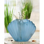 Gilde Skleněná váza Mušle, 18 cm – Hledejceny.cz