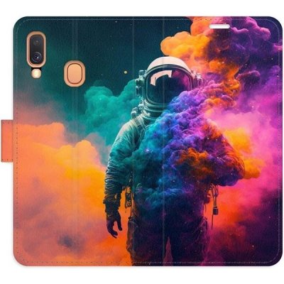 Pouzdro iSaprio flip Astronaut in Colours 02 Samsung Galaxy A40 – Zbozi.Blesk.cz