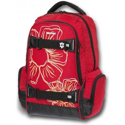 Walker batoh Flower červená – Zboží Mobilmania