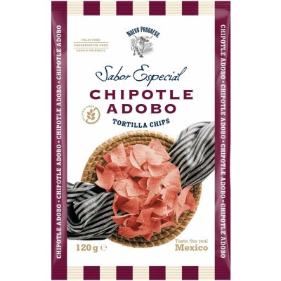 Nuevo Progreso Tortilla Chips Chipotle Adobo 120 g – Zboží Dáma