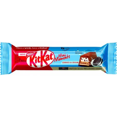 NESTLÉ Kit Kat Mini Moments Cookies & Cream 34,6g – Zboží Mobilmania