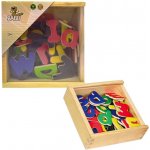 Babu magnetky písmena dřevěné 52 ks – Zboží Dáma