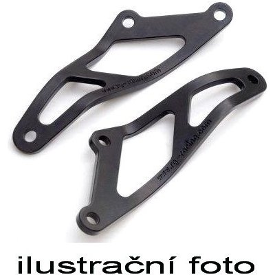 Držáky výfuků - Suzuki GSX-R1000 K7-K8 (pár), černá – Hledejceny.cz