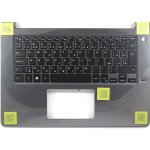 česká klávesnice Dell Vostro 14 5468 5471 černá CZ/SK šedý kovový palmrest podsvit – Zboží Živě