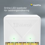 VARTA PLUG CHARGER + 4x AA 2100 mAh 57657101451 – Zboží Živě