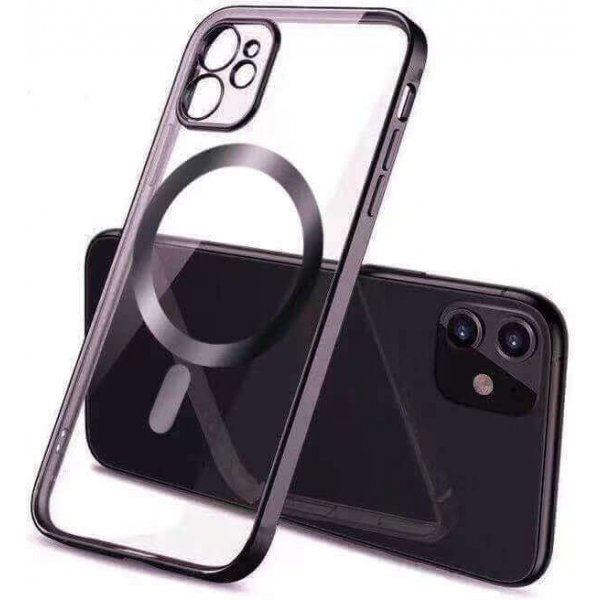 Pouzdro a kryt na mobilní telefon Pouzdro SES MagSafe silikonové Samsung Galaxy S22 Ultra 5G - černé