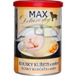 Max Deluxe Dog kousky kuřete s mrkví 400 g – Sleviste.cz