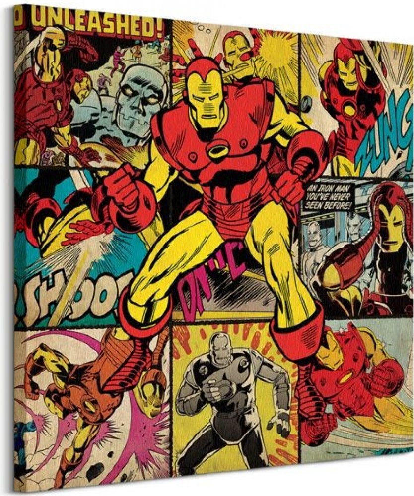 Art Group Obraz na plátně Marvel Comics (Iron Man) 85x85cm | Srovnanicen.cz