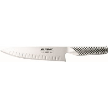 Global Japonský šéfkuchařský nůž s prolisy G 61 20 cm od 3 540 Kč -  Heureka.cz