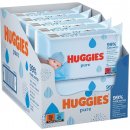 Vlhčený ubrousek Huggies Pure vlhčené ubrousky 10 x 56 ks