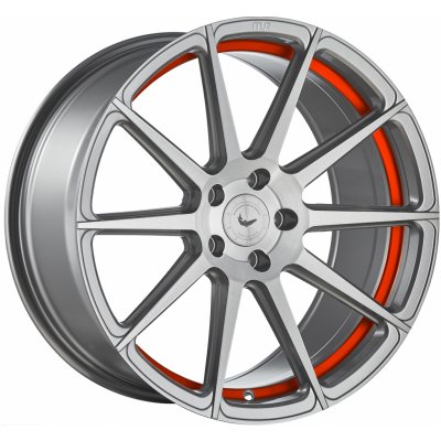 Barracuda PROJECT TWO 10,5x22 5x112 ET35 silver brushed surface trim red – Hledejceny.cz