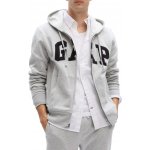 Gap mikina Fleece s logem Šedá – Hledejceny.cz