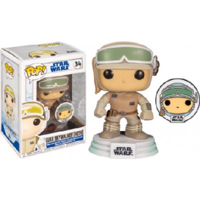 Funko Pop! Star Wars Luke Skywalker Hoth with Pin – Zboží Mobilmania