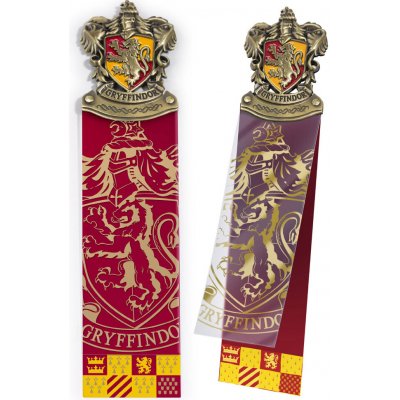 The Noble Collection Záložka do knihy s kovovým erbem, Nebelvír, Harry Potter – Hledejceny.cz