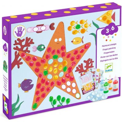 DJECO Kreativní sada Prstové malování Dots a fish – Hledejceny.cz