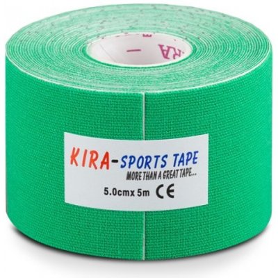 Kira Sports Tape kinezio tejp zelená 5cm x 5m – Zbozi.Blesk.cz