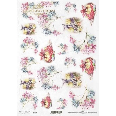 Itd. Collection Rýžový papír Kuřátka v šátku A4 – Zboží Mobilmania