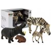 Figurka LEAN Toys Sada figurek Afrika Hroch Zebra