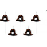 PartyDeco Dortové svíčky Piráti – Zboží Dáma