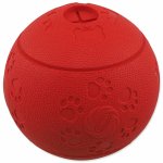 Dog Fantasy Míček na pamlsky červený 8 cm – Sleviste.cz