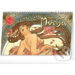 stolní Alfons Mucha 23,1 × 14,5 cm 2023 – Zboží Mobilmania