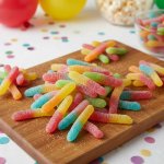 Juiccee Gummee Želé bonbony Kyselí červi 1 kg – Sleviste.cz