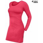 Jožánek kojicí šaty Elena dlouhý rukáv lososově růžové – Zboží Dáma