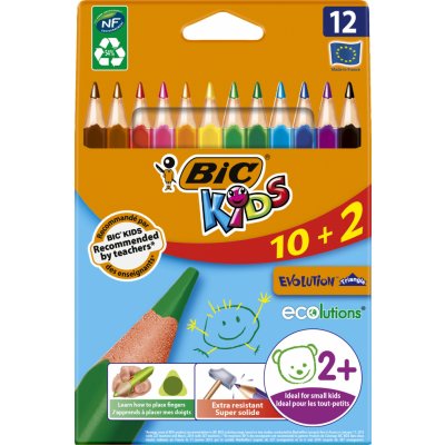 Bic Evolution Triangle 12 barev BIC 8871463 – Zboží Živě