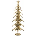 Zlatý veliký kovový stromek s rolničkami Christmas Tree XL – 25*13*78,5 cm - J-Line by Jolipa – Hledejceny.cz