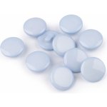 Pro Háčkování Knoflík kulatý světle modrý 12,5 mm 10 Ks – Zboží Dáma