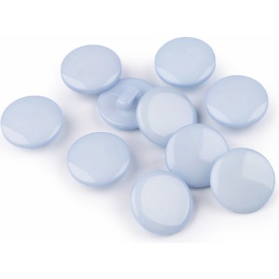 Pro Háčkování Knoflík kulatý světle modrý 12,5 mm 10 Ks – Zboží Dáma